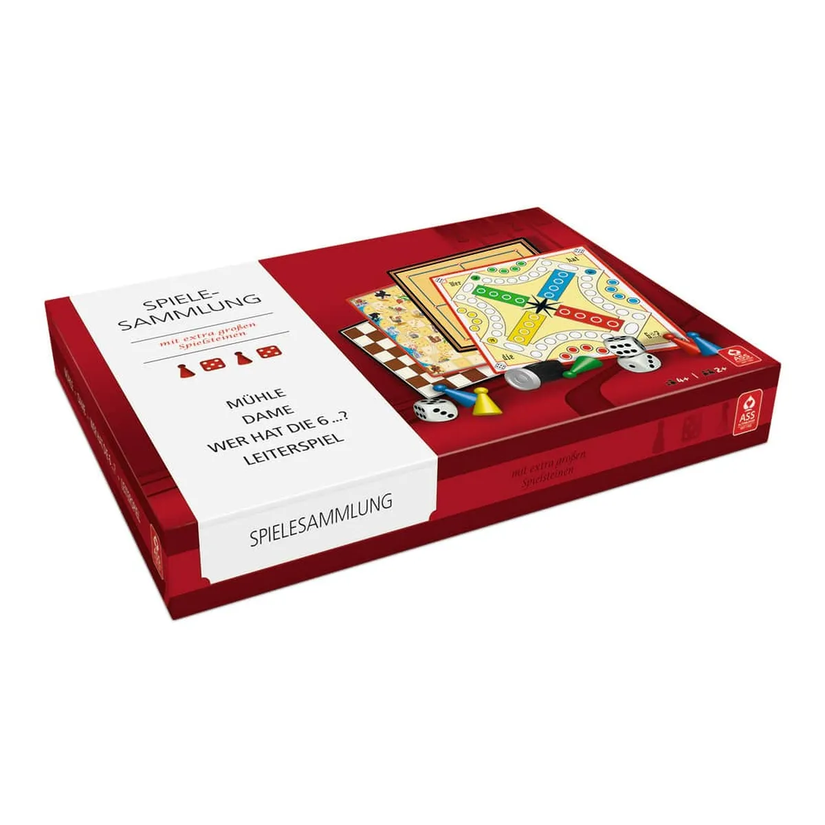 ASS Spielesammlung Senioren mit extra großen Spielsteinen
