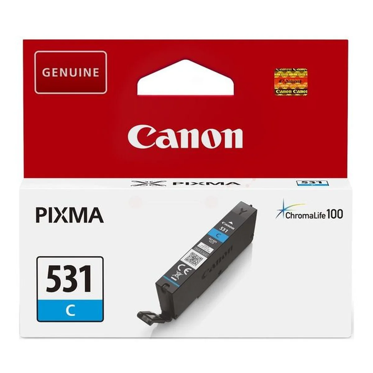 Druckerpatrone Canon CLI-531 C cyan 8,2 ml | 515 Seiten (6119C001)