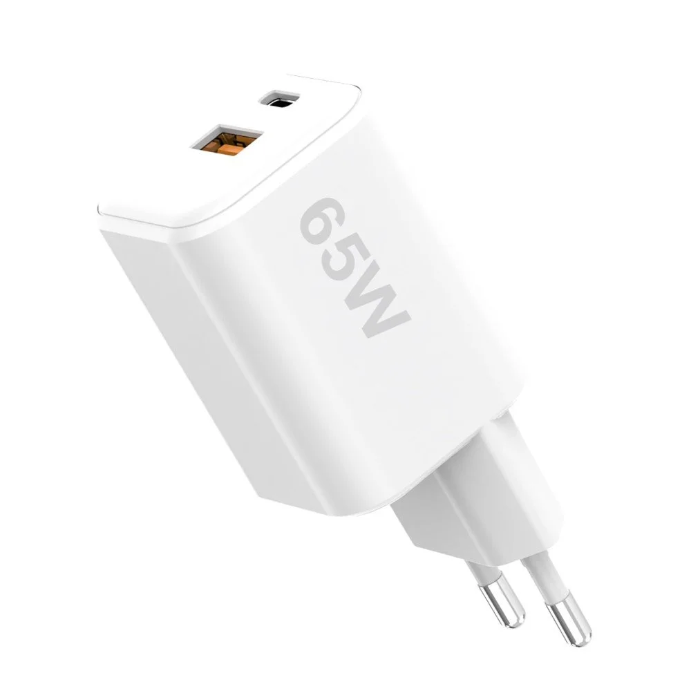Fontastic Netzteil MINI GaNto 65W Type-C PD + USB-A FC weiß