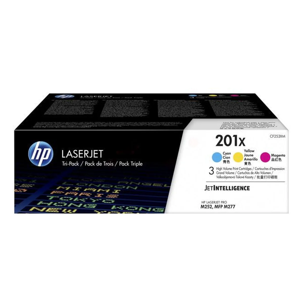 HP 201X Toner MultiPack cyan magenta gelb 6.900 Seiten (CF253XM)