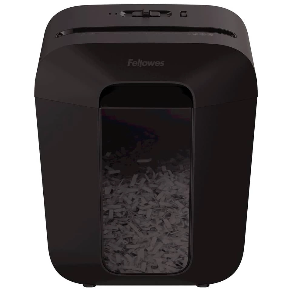 Aktenvernichter Powershred® - LX45 Partikelschnitt, schwarz