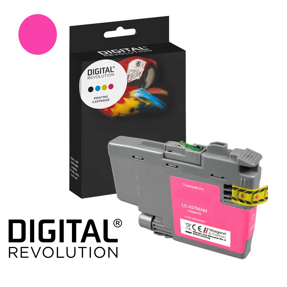 Brother LC-427 - alternative XL Patrone 'magenta' 5.000 Seiten - Digital Revolution