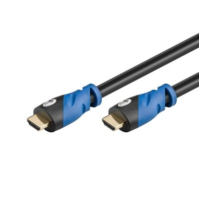 Goobay Premium High Speed HDMI™ Kabel mit Ethernet, vergoldet, 1,5 m