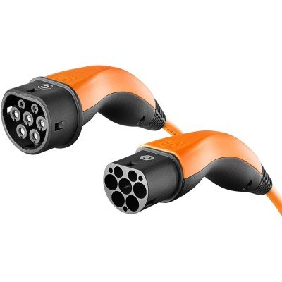 Ladekabel Typ 2, bis zu 22 kW, 7 m, Orange