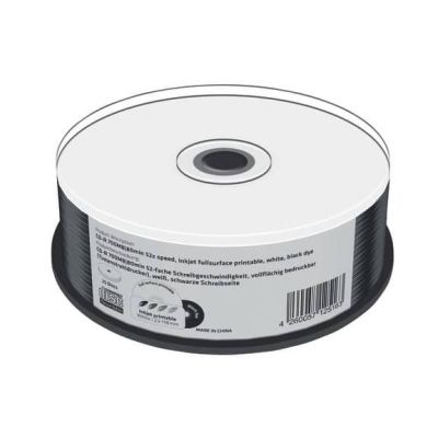 CD-R 700MB 80min 52-fach vollflächig bedruckbar 25 Stück