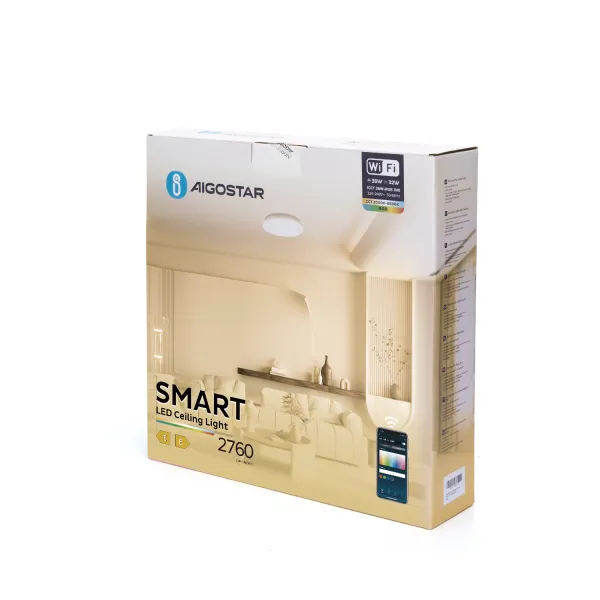 Aigostar Smarte LED Deckenleuchte