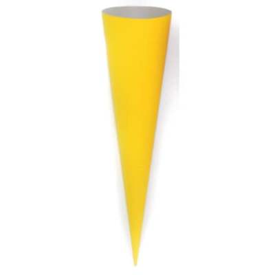 Goldbuch Bastelschultüte Buntkarton gelb 70 cm