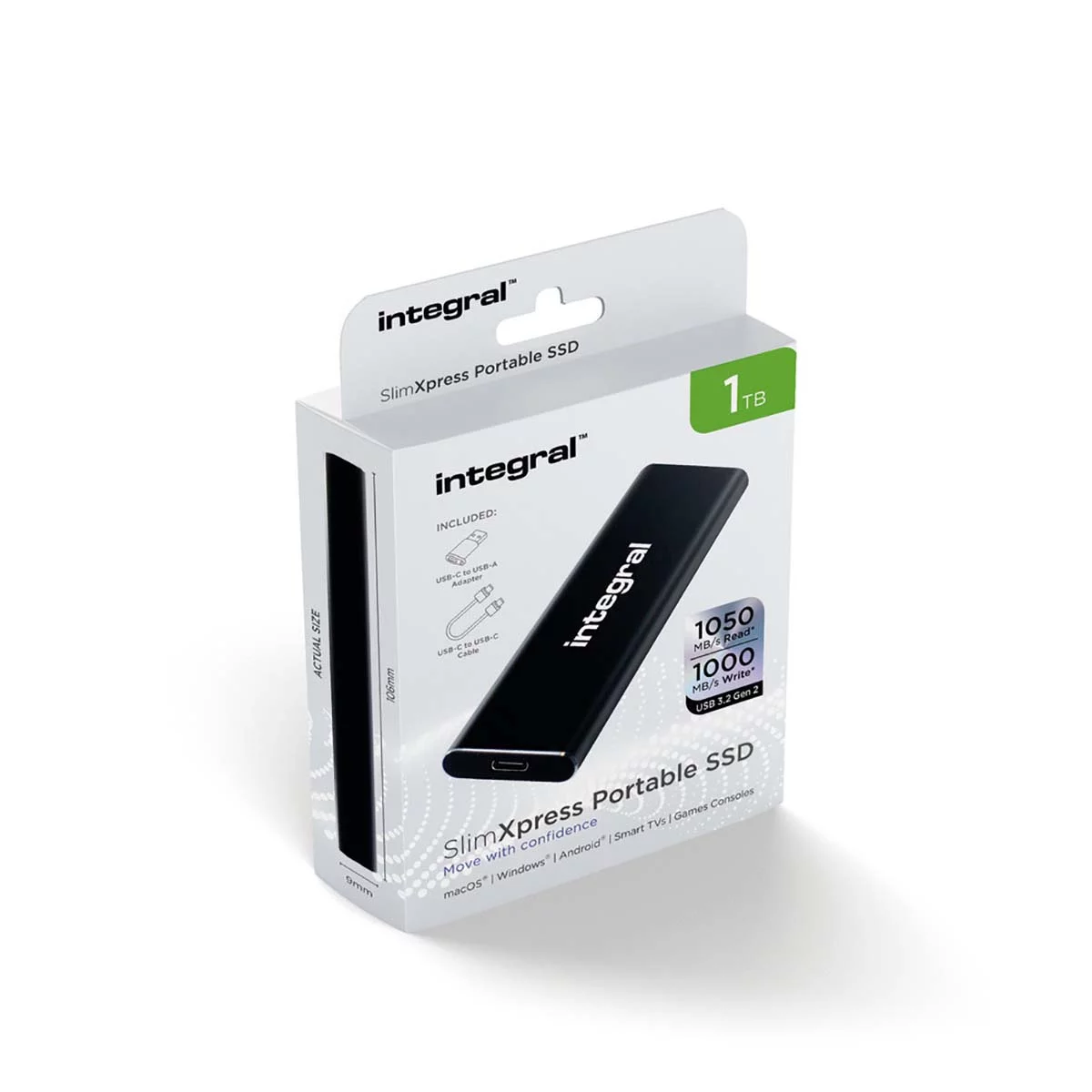 Integral 1 TB SlimXpress tragbare SSD