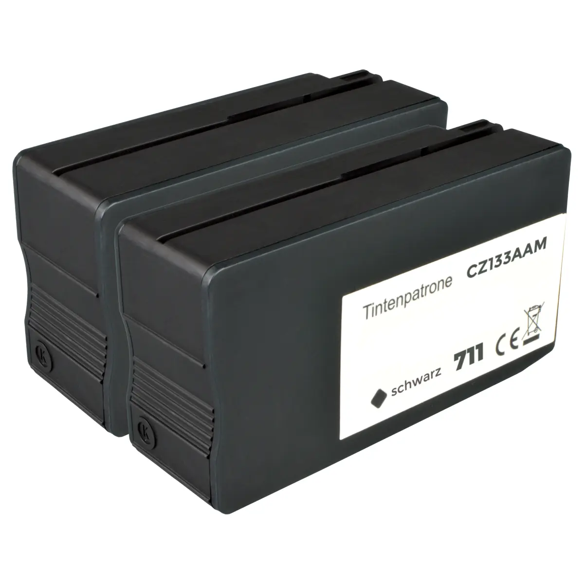 HP 711 - alternatives Patronen DoppelPack 'schwarz' 2x 80 ml - Digital Revolution