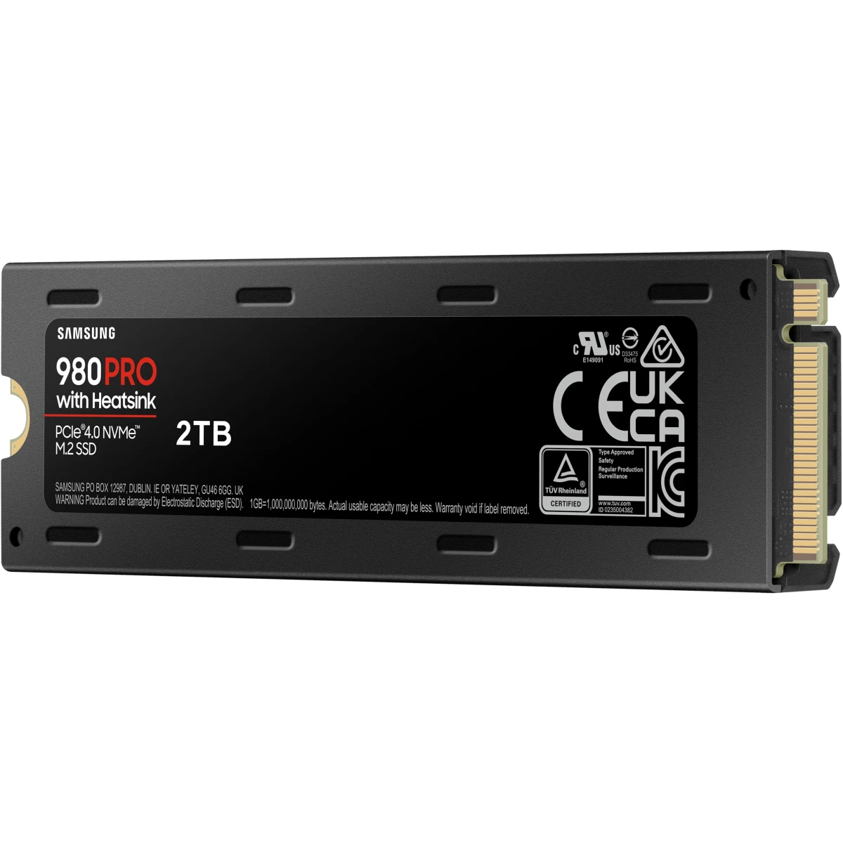 SAMSUNG SSD M.2 2TB Samsung 980 PRO Heatsink NVMe PCIe 4.0 retail