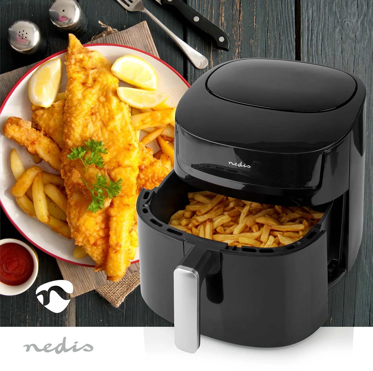 Nedis Heißluft Friteuse