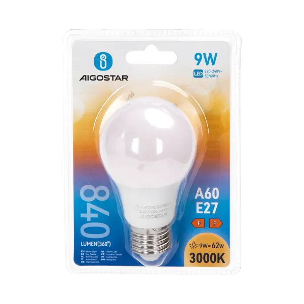 Aigostar LED 'Birne', 9W, E27