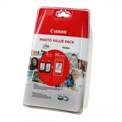 Canon ValuePack 'PG-545 / CL 546' schwarz & farbig + Fotopapier