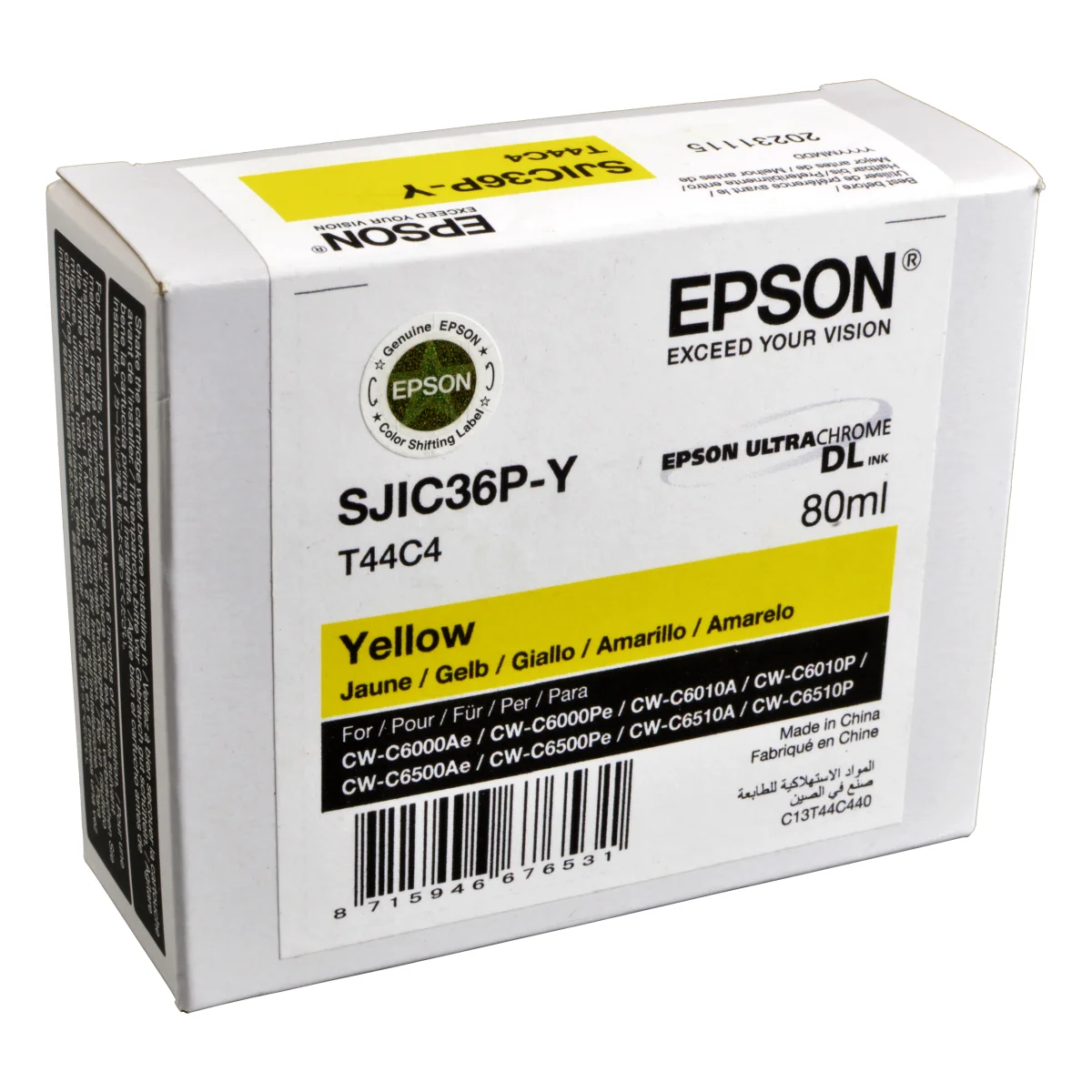 Epson Tinte C13T44C440  SJIC36P(Y)  yellow