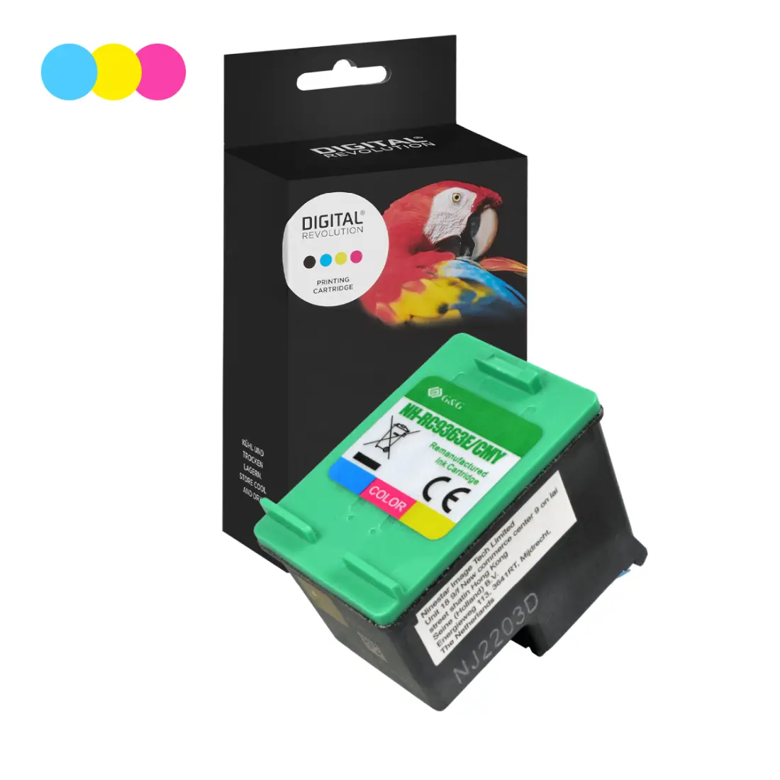 HP 344 - alternative Patrone 'farbig' 18 ml - Digital Revolution