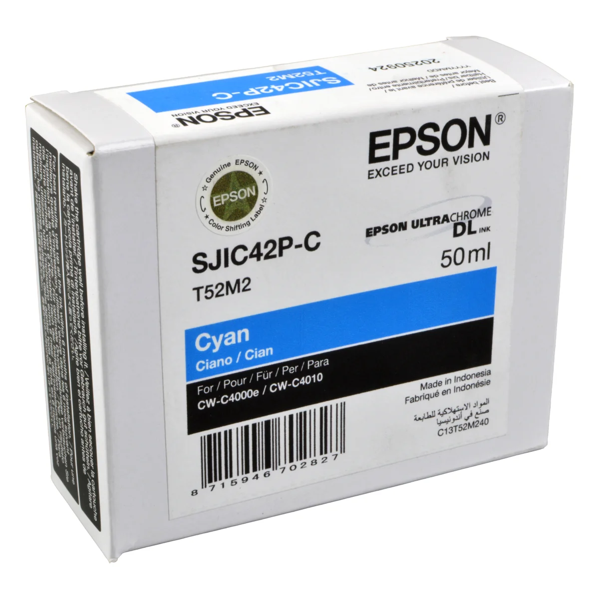 Epson Tinte C13T52M240  SJIC42P-C  cyan