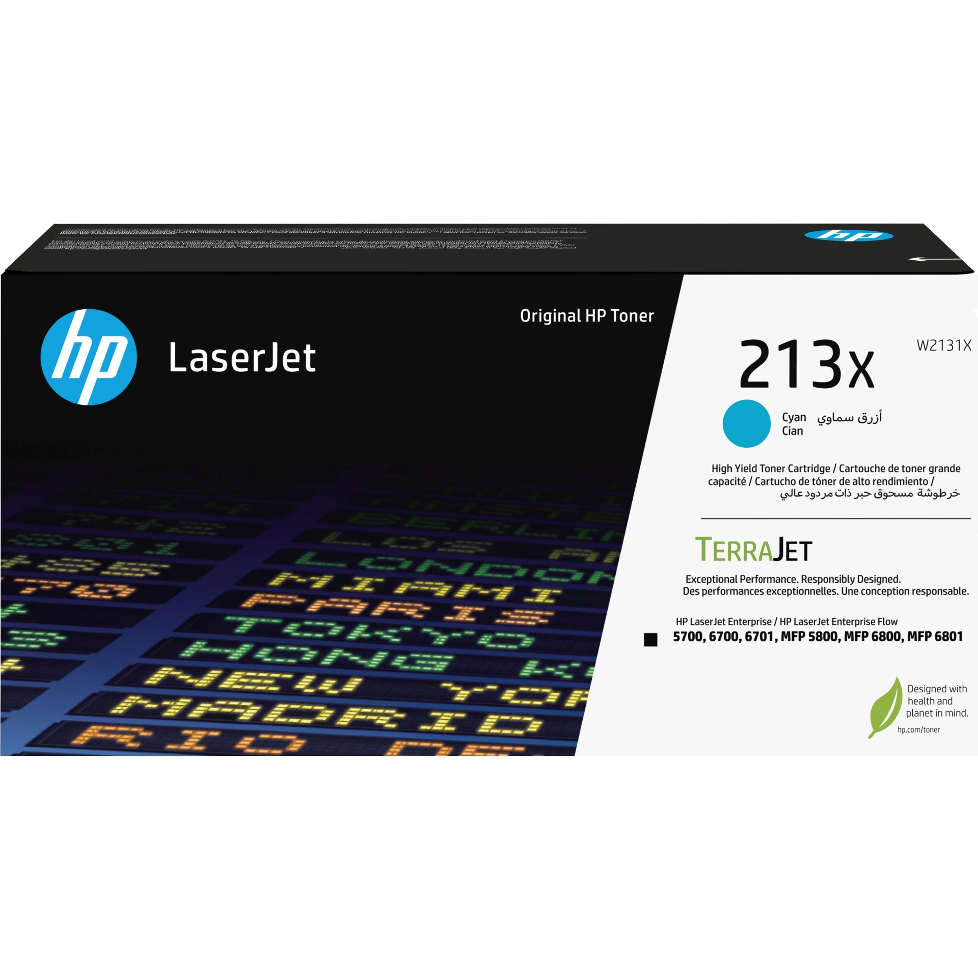 HP Toner '213X' cyan 6.000 Seiten