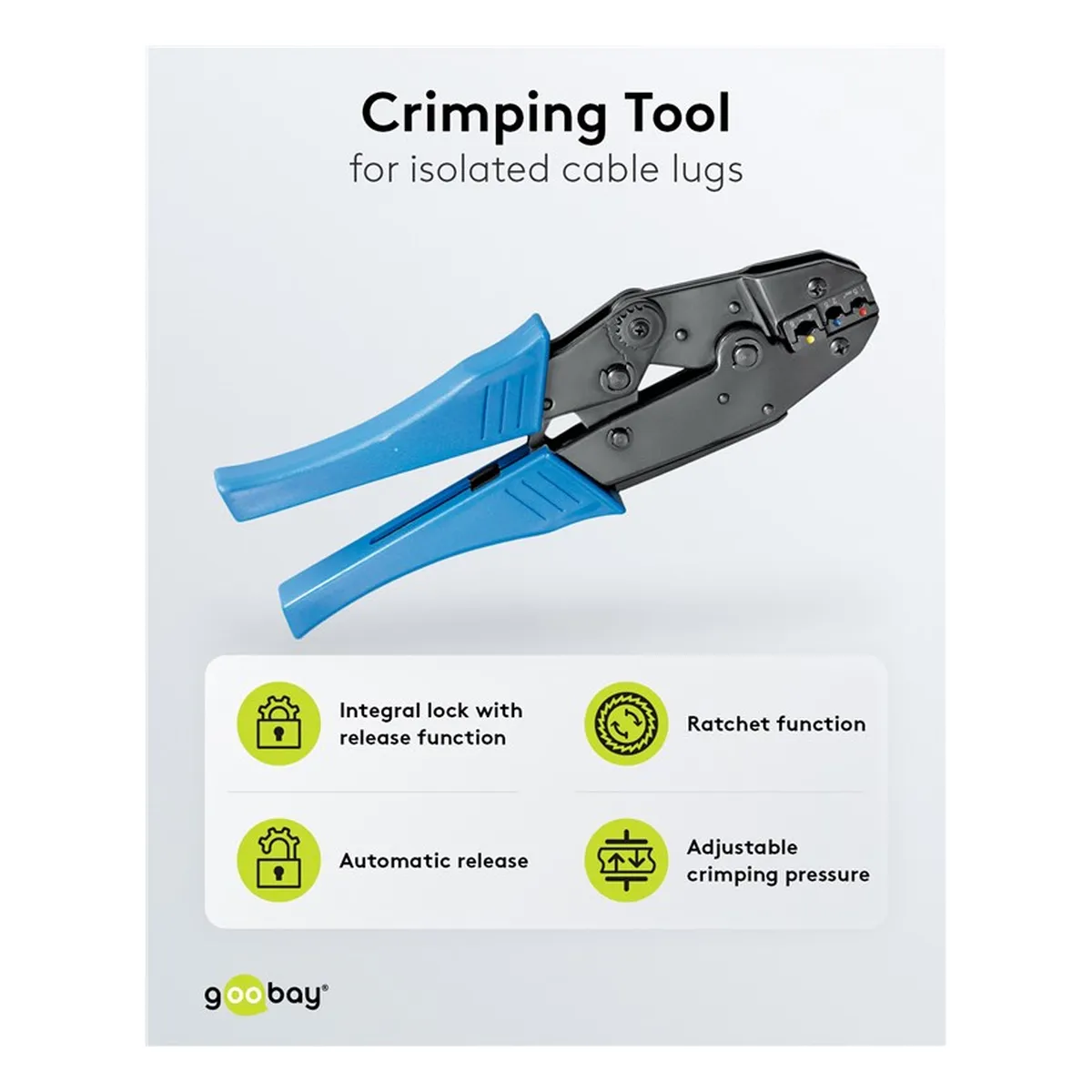 Fixpoint Crimpzange für isolierte Kabelschuhe
