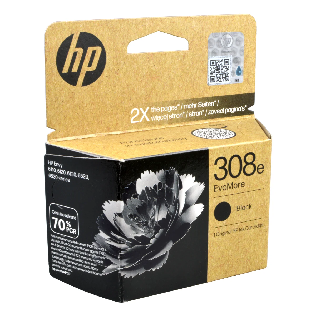 HP Tinte 7FP22UE 308e EvoMore schwarz