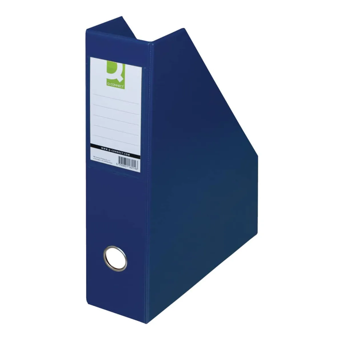 Q-Connect® Stehsammler A4 76mm d.blau