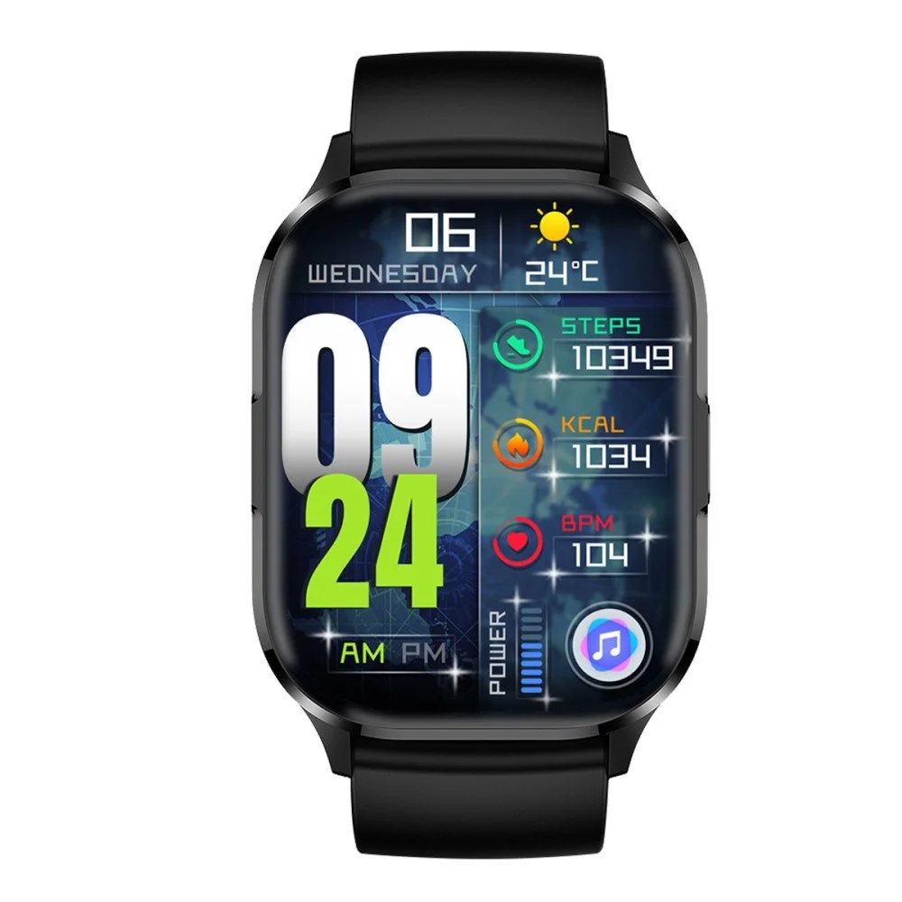 Mento AMOLED Smartwatch mit 2.01“ Display schwarz
