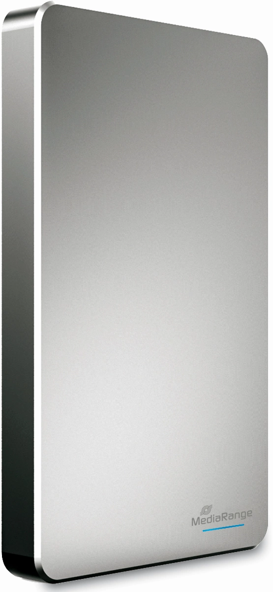 MediaRange externe USB 3.0 Festplatte, HDD, 1TB, silber