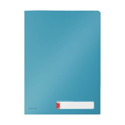 4716 Privacy Sichthülle Cosy - A4, PP, blau matt, Blickdicht, 3 Fächern, 3 Stück