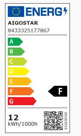 Aigostar LED 'Birne', 12W, E27