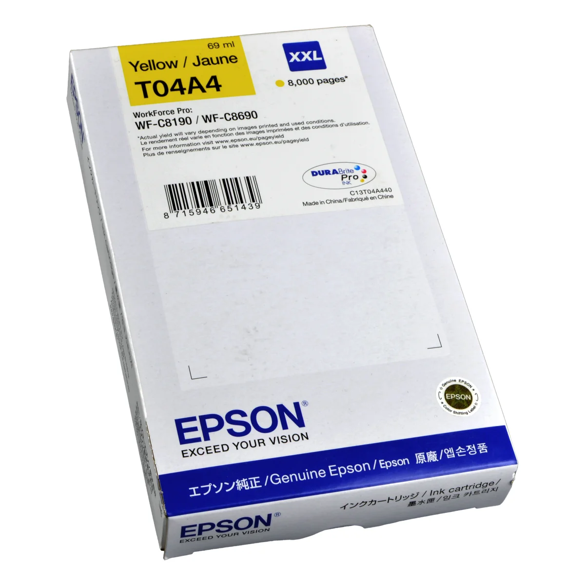 Epson Tinte C13T04A44N C13T04A440 yellow XXL