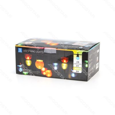 LED Lichterkette bunt, 8m