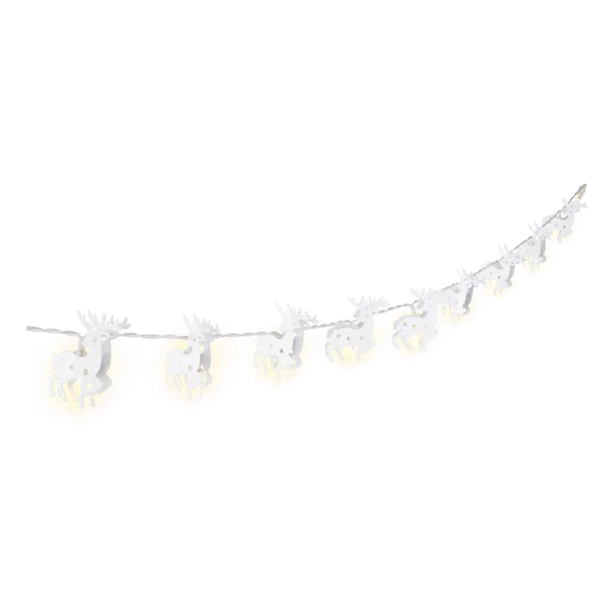 Goobay 10er LED-Lichterkette “Rentier“, weiß