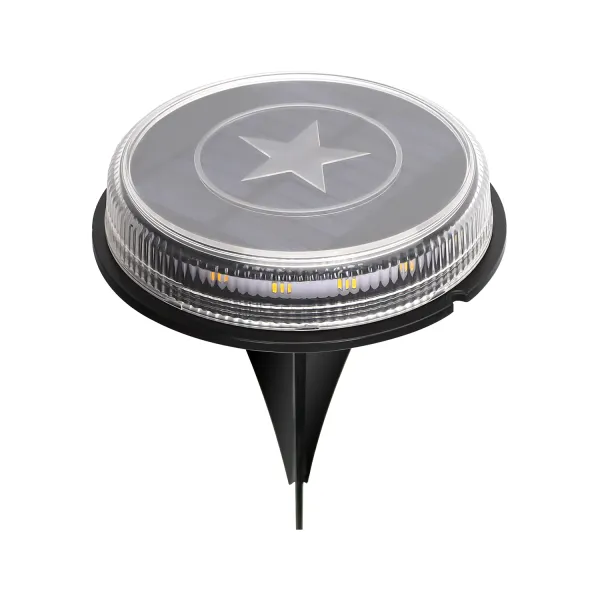 Aigostar LED Solar Bodenstrahler, schwarz