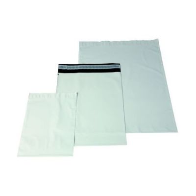 docuCARE Folienversandtasche - 400 x 500 mm, 100 Stück, weiß