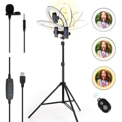 Aigostar LED Ringlicht mit Stativ