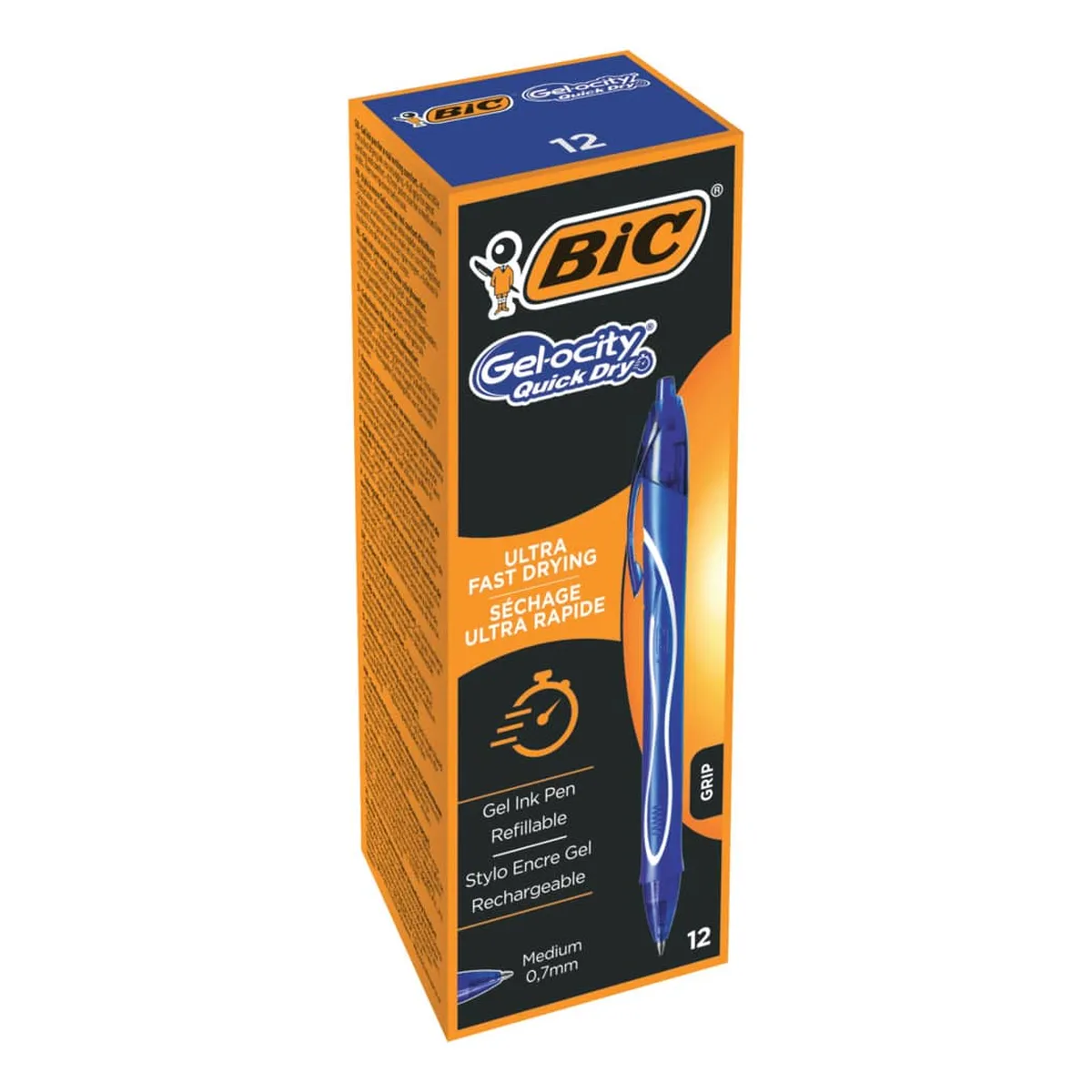 BiC Gel-Schreiber Gelocity® QuickDry - 0,3 mm, blau