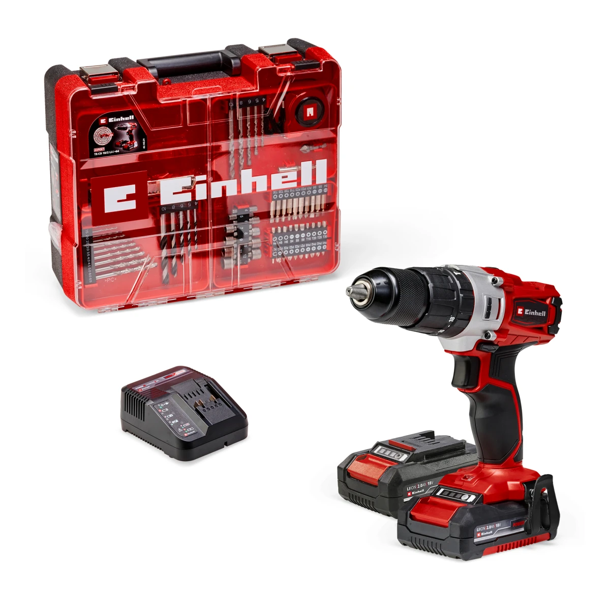 Einhell Schlagbohrschrauber-Set TE-CD 18/2 