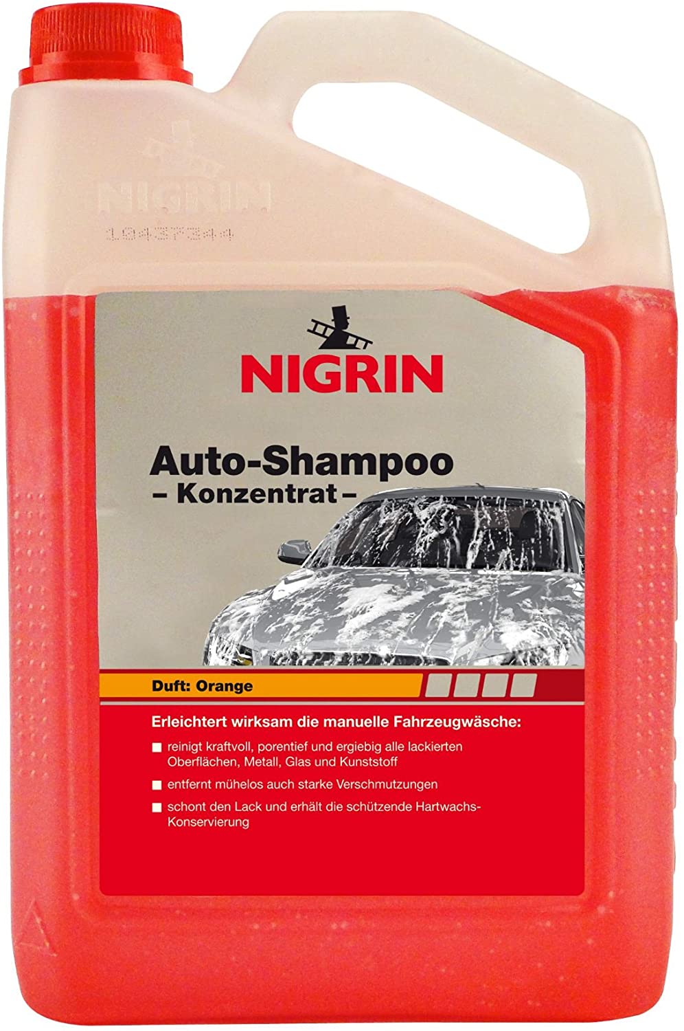 Nigrin Auto-Shampoo Konzentrat Durftrichtung Orange - 3000ml