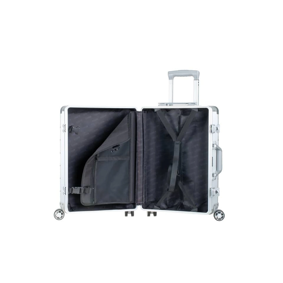 Alumaxx Reisetrolley Orbit - 40 x 55 x 20 cm, Aluminium, silber matt