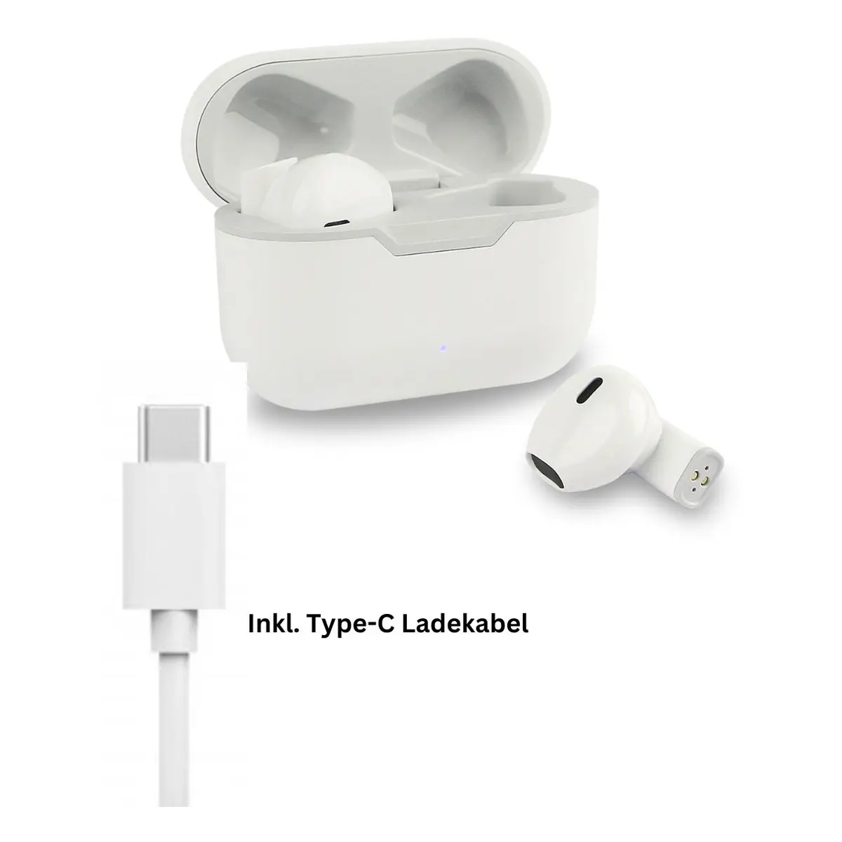 Fontastic TWS In-Ear Kopfhörer Riva inkl Ladebox weiß