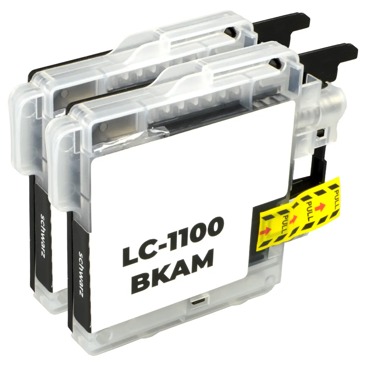 Brother LC-1100 BK, LC-980 BK - alternatives Patronen DoppelPack 'schwarz' 2x 14,6 ml | 2x 900 Seiten - Digital Revolution