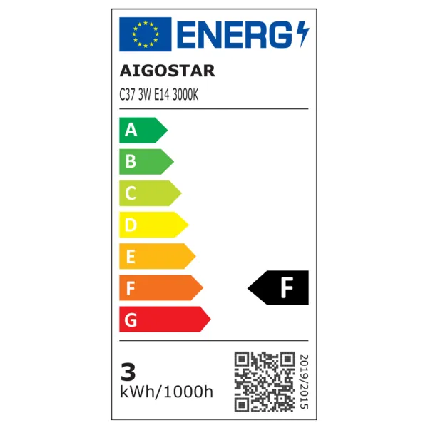 Aigostar LED 'Kerze', 3W, E14