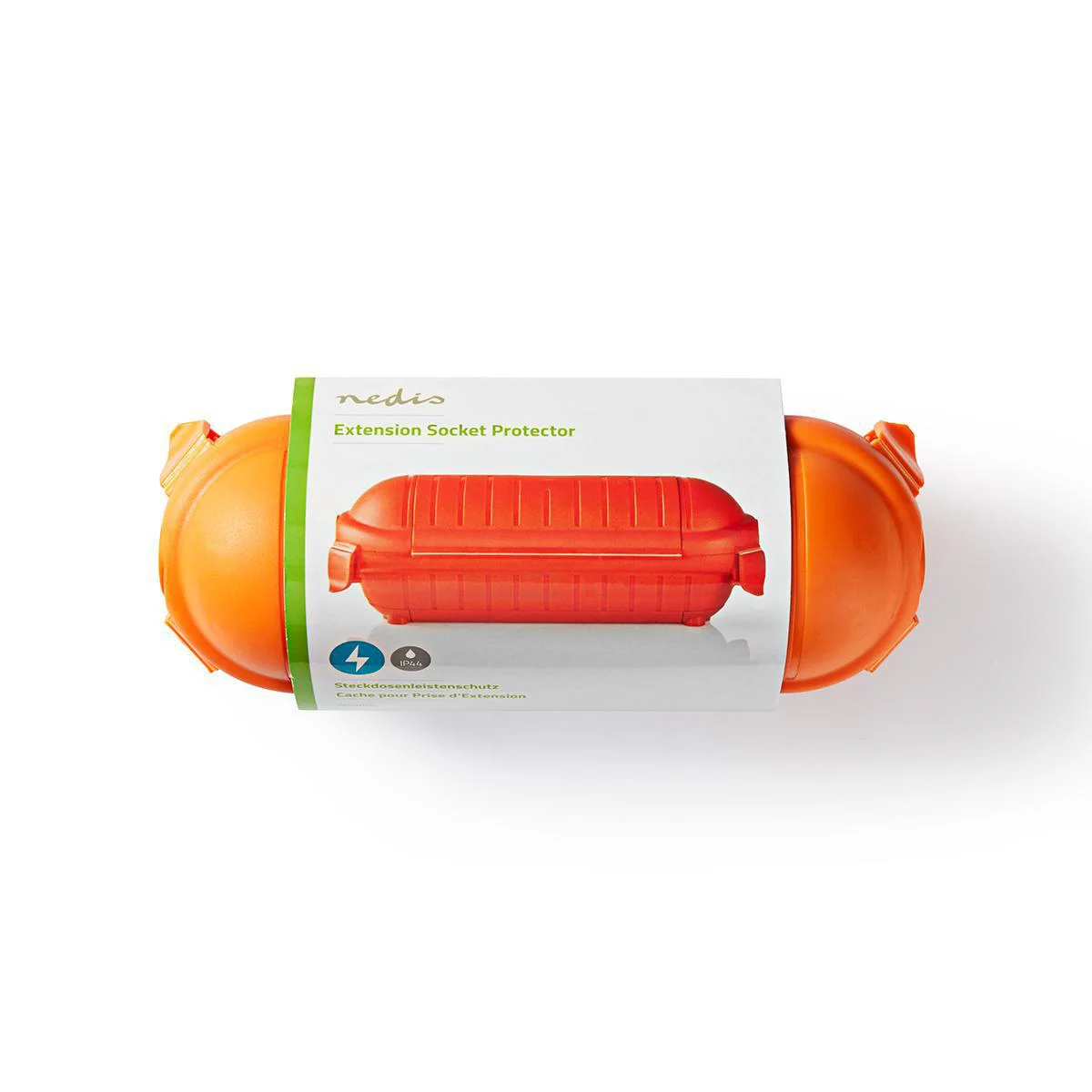 Nedis Sicherheitsbox für für Schuko, Stecker und Buchse orange