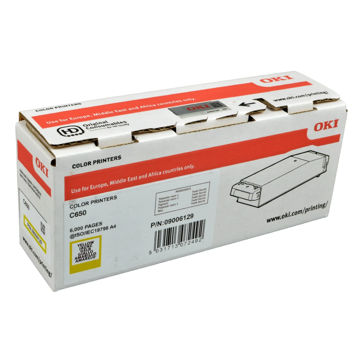 Oki Toner 09006129  yellow