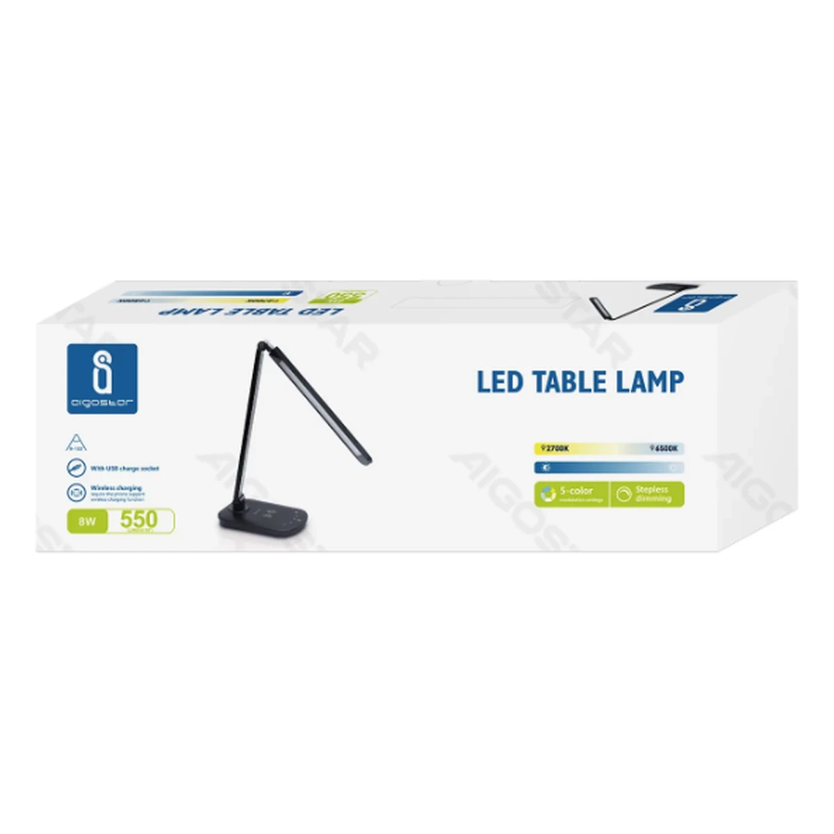 Aigostar LED Schreibtischlampe mit Ladefunktion