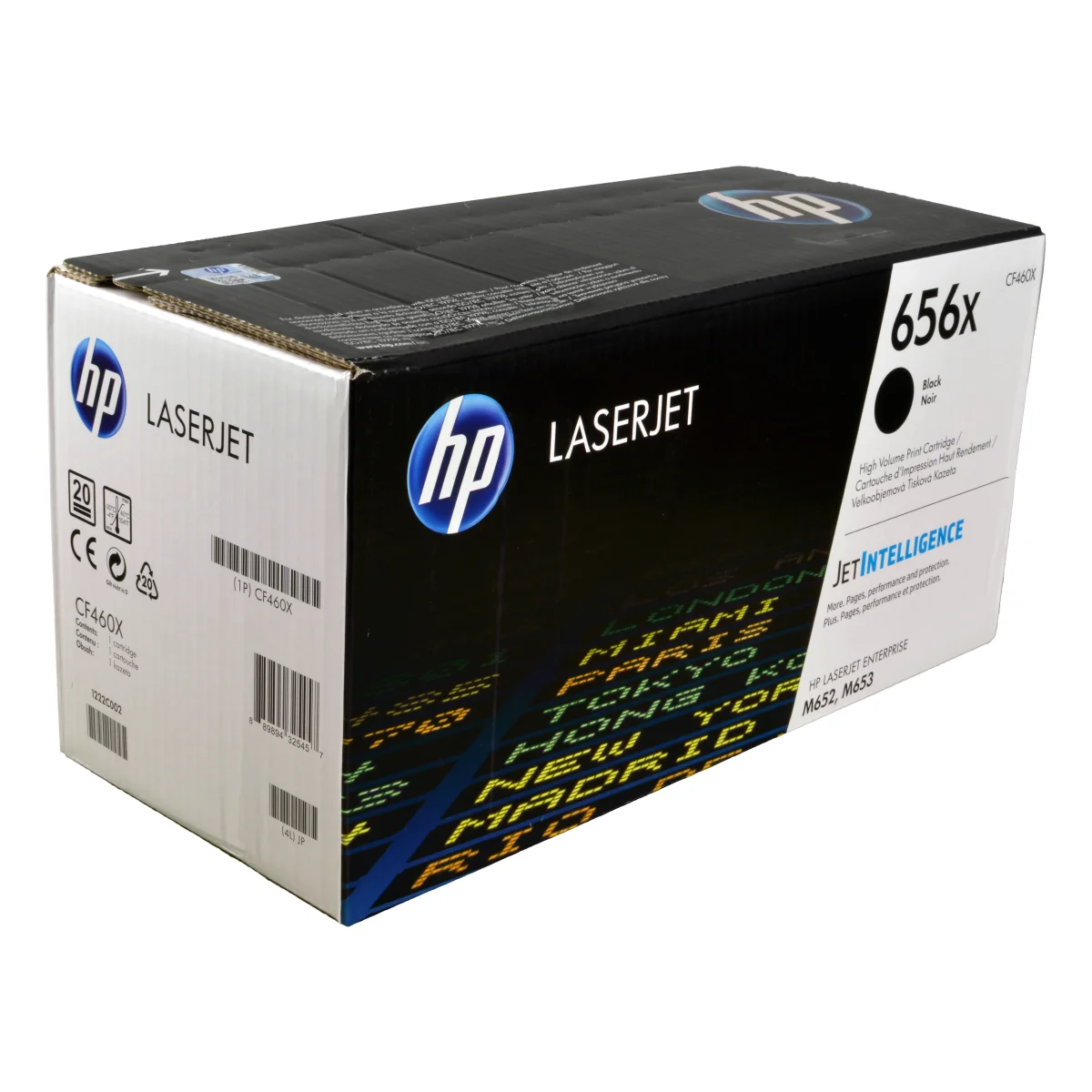 HP Toner CF460X  656X  schwarz