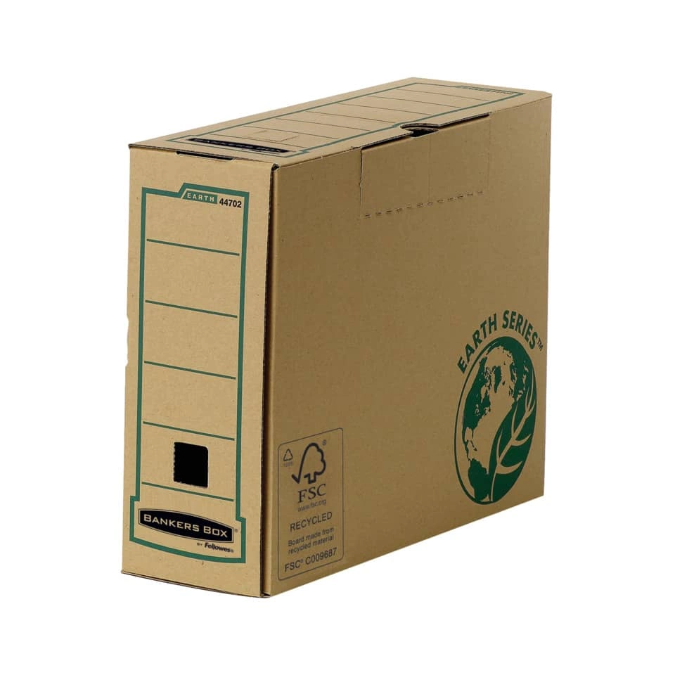 Bankers Box® Earth Series Archivschachtel - A4, Rückenbreite 100 mm