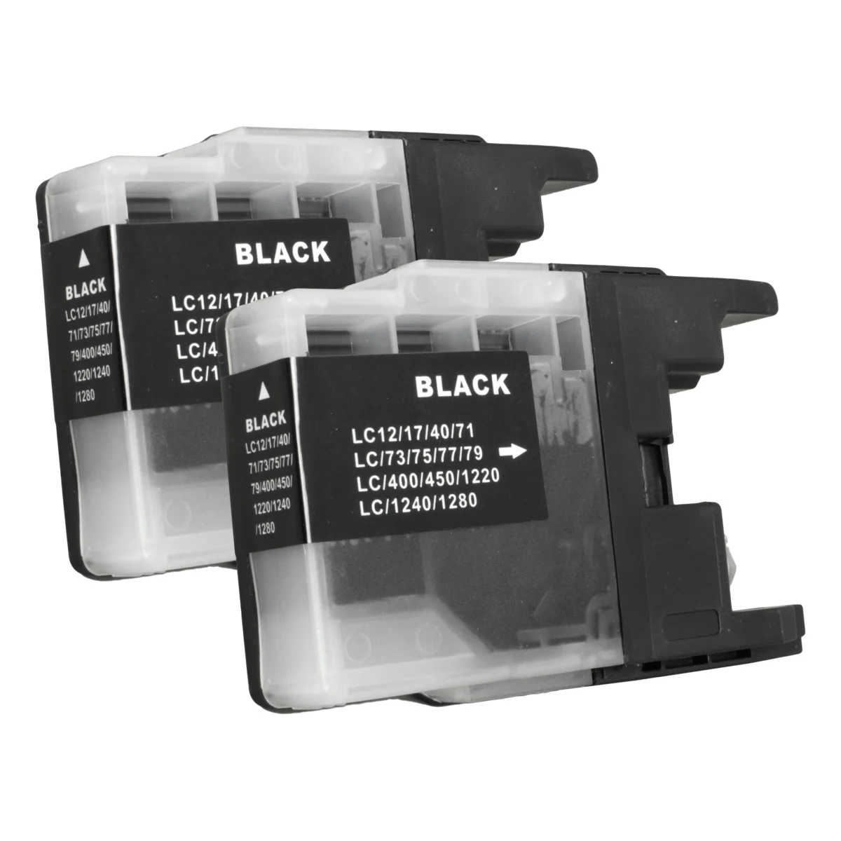 Brother LC-1240 BK BP 2 DR  - alternative Patrone Doppelpack schwarz 2x 600 Seiten - Digital Revolution