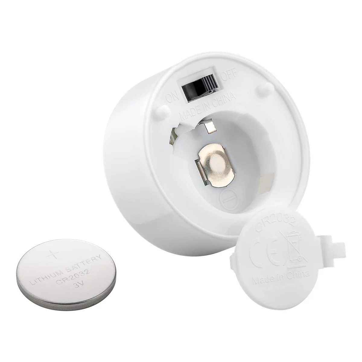 Goobay 4er-Set LED-Teelichter mit Timer, weiß