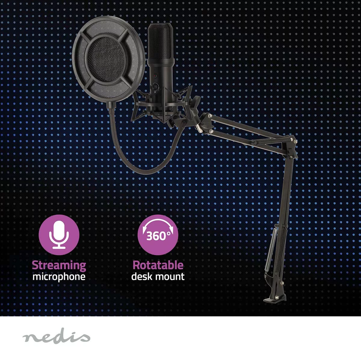 Nedis Gaming-Mikrofon