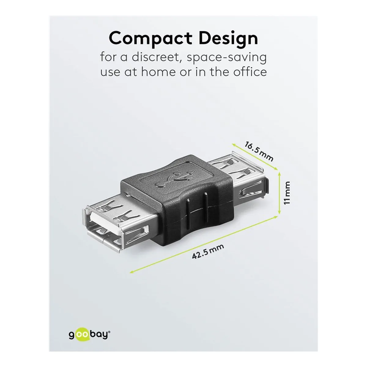 Goobay USB Adapter (AF/AF)